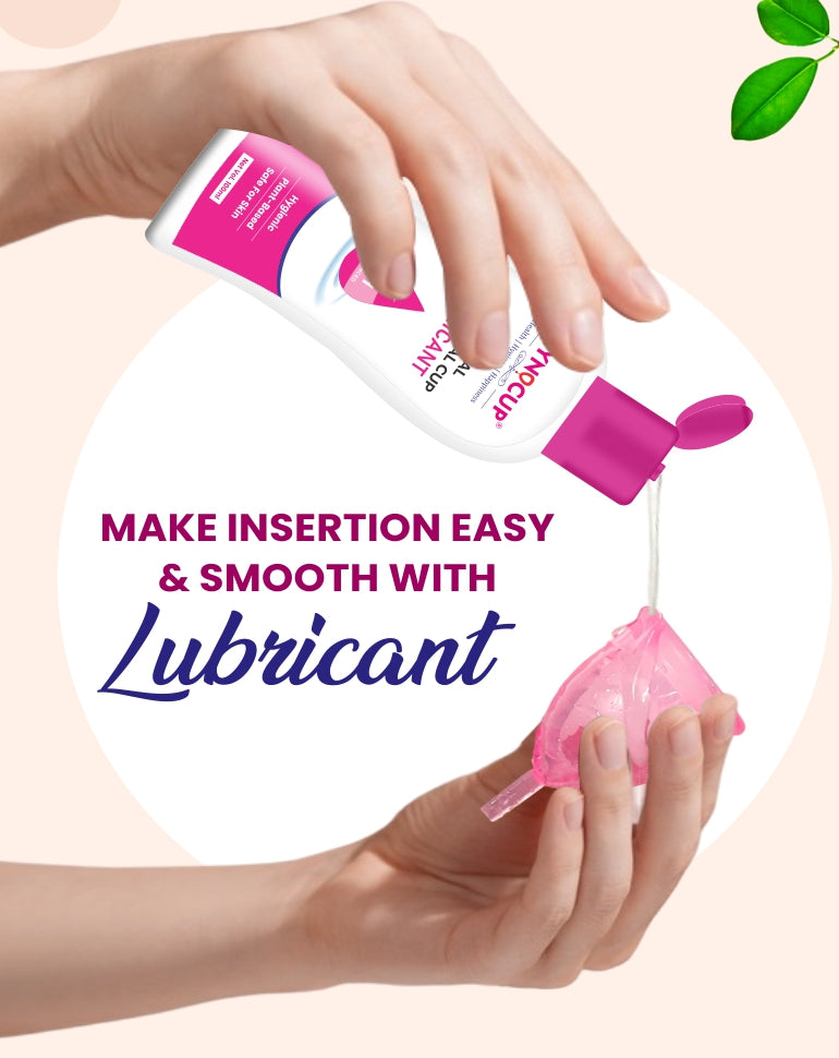 Menstrual Cup Lubricant Helps To Wear Menstrual Cup Safe for Skin GynoCup