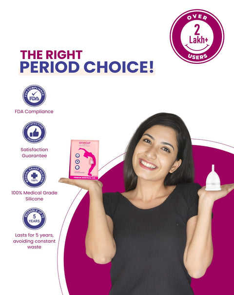 Premium Gynocup Menstrual Cup Buy One get one free