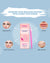 GynoCup Women Glossy Face Razor (Set-3 Pack of 1)