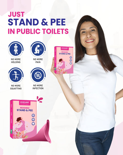 Reusable Stand Pee + Toilet Seat Cover