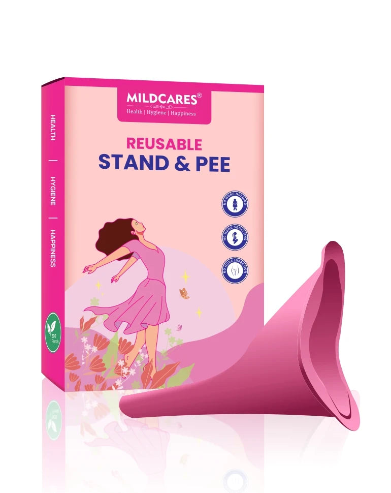 Women's Urinator Reusable Silicone Female Urinal Device- Stand & Pee ...